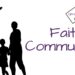 Image that says faith in community